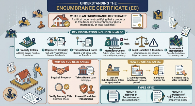 Encumbrance Certificate in Telangana: Online Process, Fees & What to ...