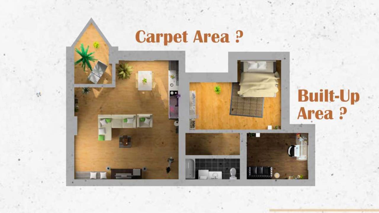 Understanding the Difference Between Carpet Area and Built Up Area